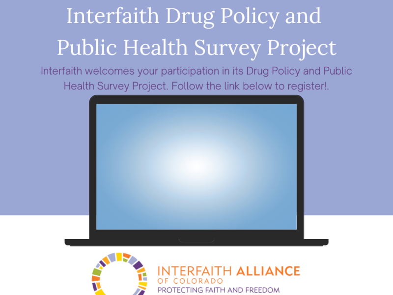 Interfaith Drug Policy and Public Health Survey Project Registration Form